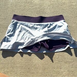 Nike Women's Skater Skirt in Grey and Purple   PM4